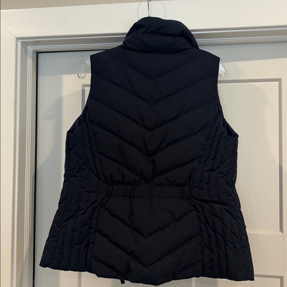 Talbots Women's Dark Quilted Vest - Picture 4 of 6